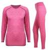 Womens Thermal Underwear Set Long Johns Base Layer Fleece Lined Soft Top Bottom Womens Thermal Underwear Set Long Johns Base Layer Fleece Lined Soft Top Bottom