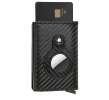 Airtag Wallet Case Genuine Leather Credit Card Holder Magnetic Air Tag Cover Airtag Wallet Case Genuine Leather Credit Card Holder Magnetic Air Tag Cover
