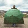 Below Zero Wearable Blanket Hoodie Waterproof Outdoor Camping Reversible 72"x54"