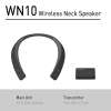 BLACK - PANASONIC WN10 WIRELESS WEARABLE TV NECK SPEAKER WITH EASY SET UP, BLACK - PANASONIC WN10 WIRELESS WEARABLE TV NECK SPEAKER WITH EASY SET UP,