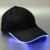 Blue LED Light Black Baseball Cap Hat Glow Brim Night Party Adjustable- Running Blue LED Light Black Baseball Cap Hat Glow Brim Night Party Adjustable- Running