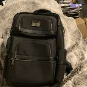 Bopai Mens Black Slim Professional Business 15.6 Travel Laptop Backpack Bag NWT
