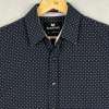 Buttercloth Icy Cotton Button Up Shirt Men’s Medium Blue Geometric Short Sleeve Buttercloth Icy Cotton Button Up Shirt Men’s Medium Blue Geometric Short Sleeve