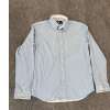 Buttercloth Mens Light Blue Geometric Long Sleeve Button Down Shirt Size M
