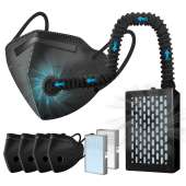 Electric Wearable Air Purifier Maskes,Air Supply,With HEPA Filter,for Dust Wo...