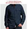 Free Fly Men's Seawool Flannel Shirt - Deep Navy Blue - Large New with Tags NWTs