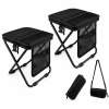 GMOX Pocket Chair 2/4PCS Collapsible Stool Chair Portable Folding Fishing Stool GMOX Pocket Chair 2/4PCS Collapsible Stool Chair Portable Folding Fishing Stool