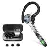 HEIBAS Bluetooth Headset, Wireless Bluetooth Earpiece with 500mAh Charging Case HEIBAS Bluetooth Headset, Wireless Bluetooth Earpiece with 500mAh Charging Case