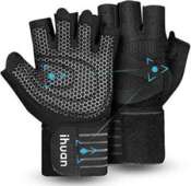 ihuan Ventilated Weight Lifting Gym Workout Gloves Assorted Colors , Sizes