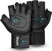ihuan Ventilated Weight Lifting Gym Workout Gloves w/ Wrist Wrap Support Large ihuan Ventilated Weight Lifting Gym Workout Gloves w/ Wrist Wrap Support Large