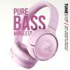 JBL Tune 510BT Wireless Bluetooth On Ear Stereo Headphones Mic Bass Rose Pink JBL Tune 510BT Wireless Bluetooth On Ear Stereo Headphones Mic Bass Rose Pink
