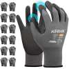 Kebada W1 Safety Work Gloves for Men & Women, Touchscreen, Large, Light Grey Kebada W1 Safety Work Gloves for Men & Women, Touchscreen, Large, Light Grey