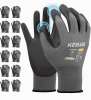 Kebada W1 Safety Work Gloves Unisex Touchscreen PU Coated 12 Pairs Large Kebada W1 Safety Work Gloves Unisex Touchscreen PU Coated 12 Pairs Large