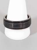 King Will Black Spinner Band Ring 8mm Wide Size 13