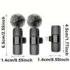 Lavalier Microphone Wireless Audio Video Recording Mini Mic For Android/iPhone Lavalier Microphone Wireless Audio Video Recording Mini Mic For Android/iPhone