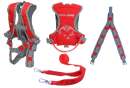 MDXONE Kids Ski Trainer Child Harness with Rope Shock Absorbing Bungee Red MDXONE Kids Ski Trainer Child Harness with Rope Shock Absorbing Bungee Red