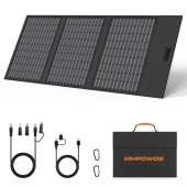 MHPOWOS Solar Panel 45 Watt USB Solar Charger for Camping Backpacking Phones