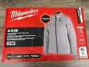 Milwaukee M12 12V Womens Heated Axis Jacket With Battery, Gray, Xl Milwaukee M12 12V Womens Heated Axis Jacket With Battery, Gray, Xl