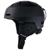 MONATA SKI HELMET SNOWBOARD HELMET DIAL FIT GOGGLE COMPATIBLE MEDIUM - BLACK