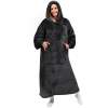 Oversized Wearable Blanket Hoodie Sweatshirt Comfy Fleece Pullover with Pocket Oversized Wearable Blanket Hoodie Sweatshirt Comfy Fleece Pullover with Pocket
