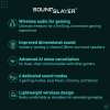 PANASONIC SOUNDSLAYER WIRELESS WEARABLE SPEAKER SYSTEM FOR GAMING, - BLACK PANASONIC SOUNDSLAYER WIRELESS WEARABLE SPEAKER SYSTEM FOR GAMING, - BLACK