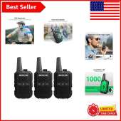 RT15 Mini Walkie Talkies for Adults - Compact Rechargeable 2 Way Radios