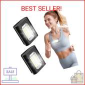 Running Lights for Runners, 2 Pack Rechargeable LED, 4 Modes, Night Running