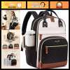 Stylish Waterproof Laptop Backpack for Women, 15.6" Work & Travel Bag, Tumbler H Stylish Waterproof Laptop Backpack for Women, 15.6" Work & Travel Bag, Tumbler H