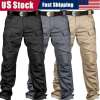 Tactical Mens Cargo Pants Waterproof Work Hiking Combat Outdoor Trousers Pants Tactical Mens Cargo Pants Waterproof Work Hiking Combat Outdoor Trousers Pants