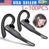Trucker Wireless Bluetooth 5.1 Earpiece Headset Mic Earbud Noise Cancelling LOT