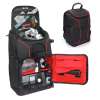 USA Gear CPAP Backpack Travel Fits ResMed AirSense 11, CPAP Accessories (Red)
