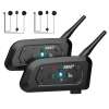 V6 Pro+ Motorcycle Helmet Bluetooth Intercom 2 Pack V6 Pro+ Motorcycle Helmet Bluetooth Intercom 2 Pack