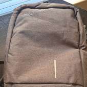 VGOAL Gray Padded Polyester Laptop Backpack 15 in Universal Solid