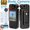 WiFi Portable Police Body Camera 4K Pocket Video Audio Recorder Night Vision Cam WiFi Portable Police Body Camera 4K Pocket Video Audio Recorder Night Vision Cam
