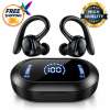 Wireless Bluetooth Sports Earbuds with Ear Hooks LED Display Charging Case Wireless Bluetooth Sports Earbuds with Ear Hooks LED Display Charging Case