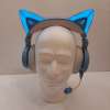 YOWU Cat Ear Headphones 4 Wireless Blue Bluetooth Gaming Headset CIB w/ Case YOWU Cat Ear Headphones 4 Wireless Blue Bluetooth Gaming Headset CIB w/ Case