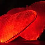 Luminous Fiber Optic Heart Pillow 2