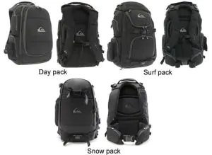 Quiksilver Premium Backpacks with NXT sound system and iPod control 1