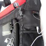 Bluetooth Camera Sunglasses 717 Voltage bag audio connector side view