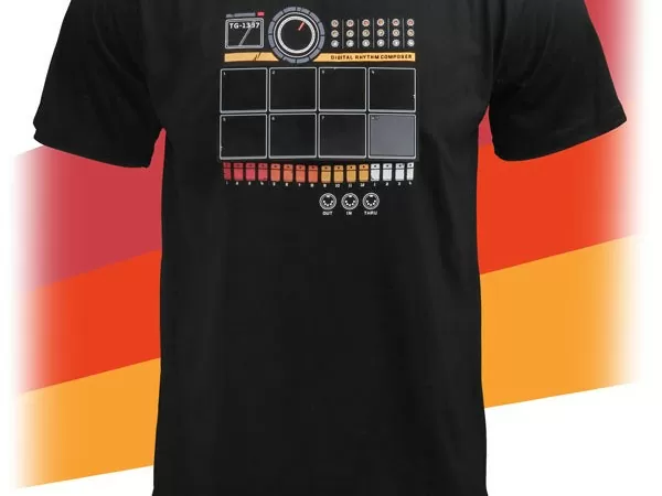 ThinkGeek Electronic Drum Machine Shirt 2 EDM shirt1