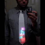 LED Tetris Tie Merges Businesswear and Gaming 11