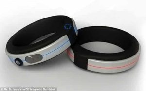 The O2 Magnetic Dumbbell - A Wearable Gym 6