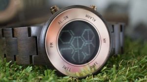 Tokyoflash Kisai Zone Watch Sports an LCD Screen and a Wooden Exterior 7