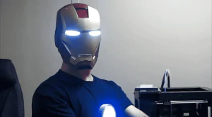 Here's a 3D-Printed Iron Man Helmet That is Gesture Controlled 1 Here's a 3D-Printed Iron Man Helmet That is Gesture Controlled 1
