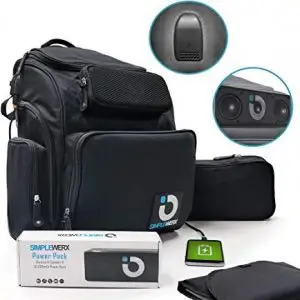 Diaper Bag Backpack with Built-In Power Bank and Speaker 1