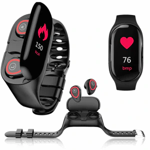 Fitness Tracker with Built In Earbuds 15