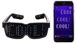 led message glasses