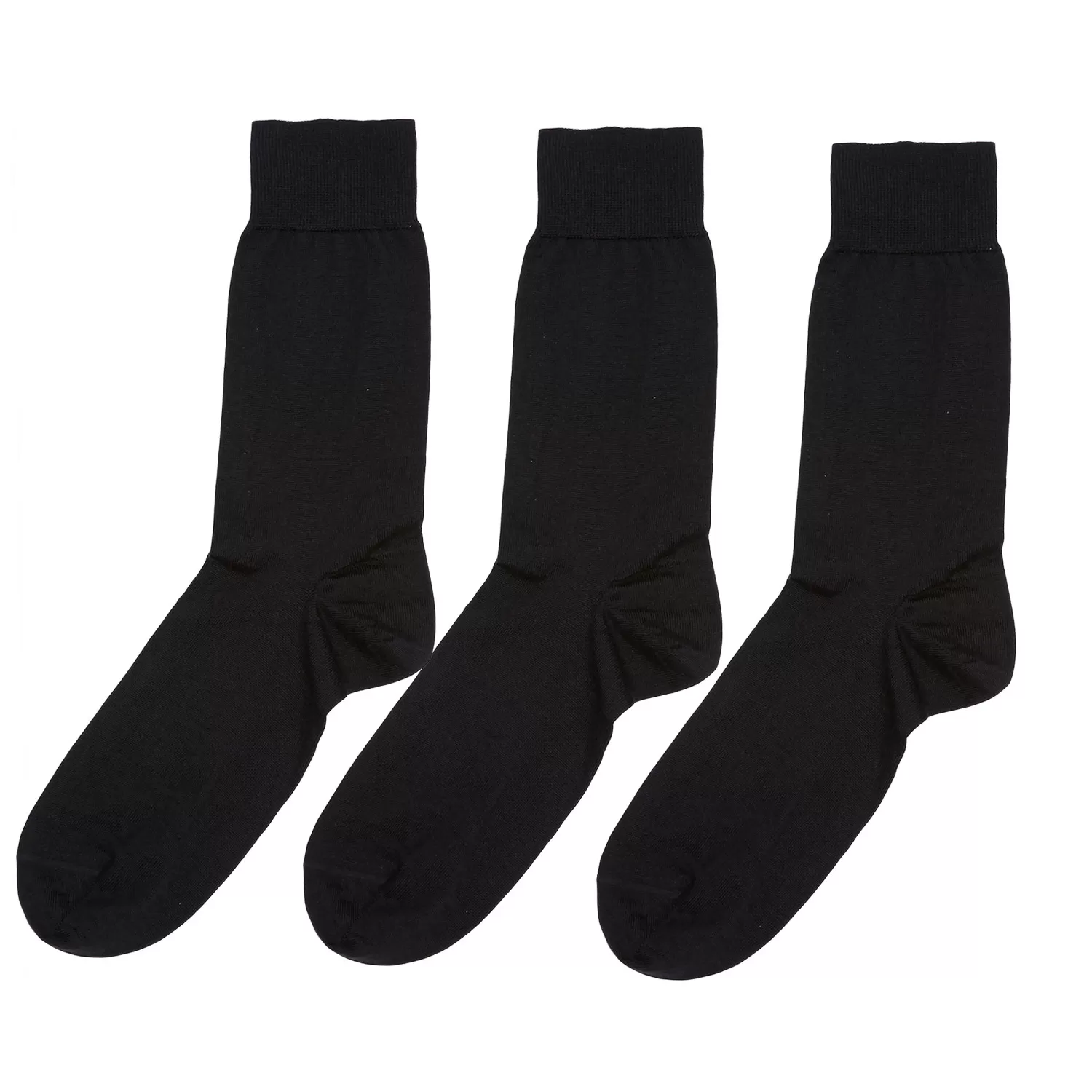 Blacksocks // Cashmere Silk Socks // Black // Pack of 3 ...