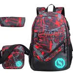 Florescent Mark School Backpack 10