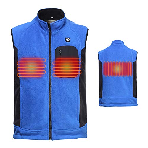 heated fleece vest